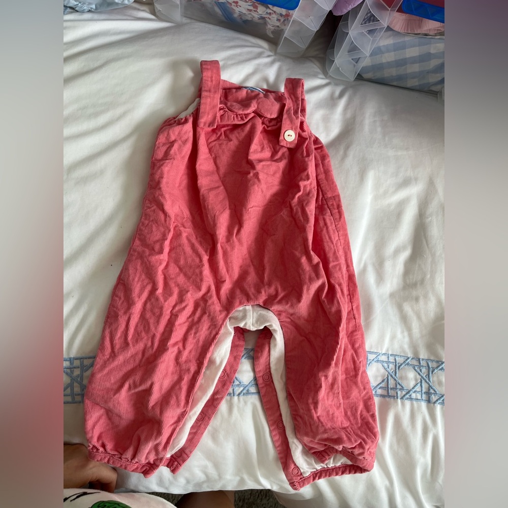 Jacadi corduroy overalls